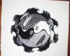 drawing fish ying yang