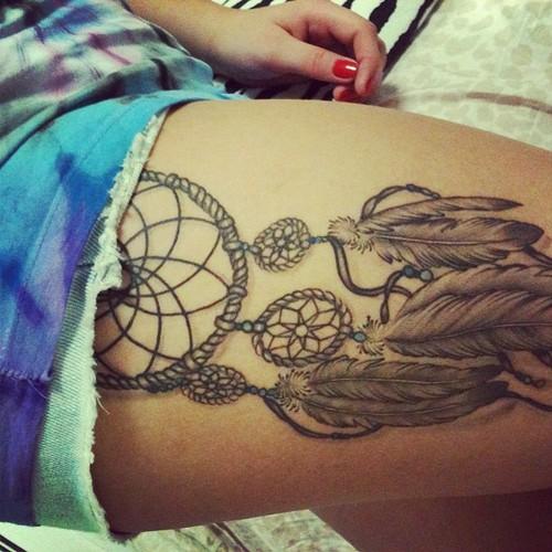 tattoo dreamcatcher girl