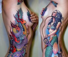 Mermaid tattoo designs