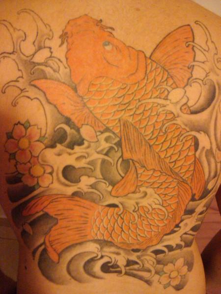 pesce koi tattoo