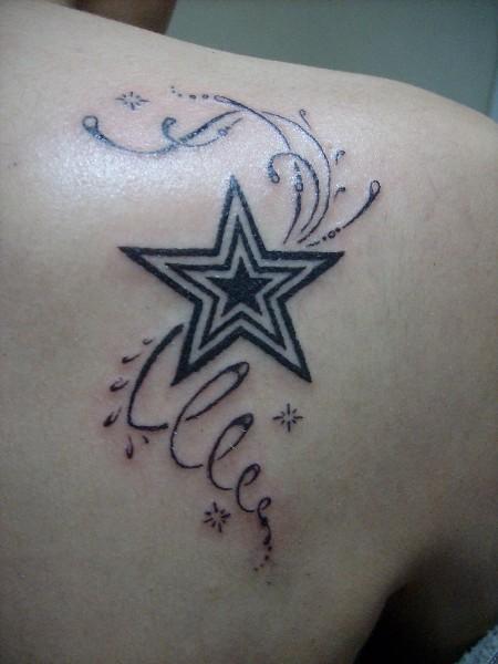 estrella y enredadera lineas