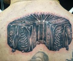 Tatuaje de bandoneon