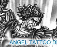 Angel Tattoo design by Juno Tattoo Designs.com
