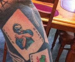 joker sleeve tattoo card