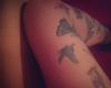 My leg butterflies