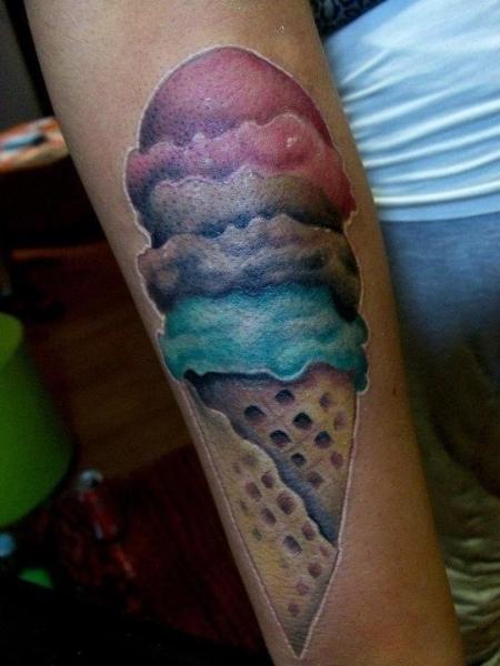 delicious ice cream tattoo