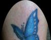 buterfly and flower tattoo
