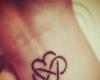 Love is forever tattoo