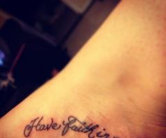 Have faith in my love for you tattoo adtr