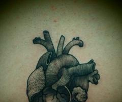 Heart heart black and white
