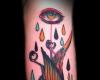 Cry bird tattoo