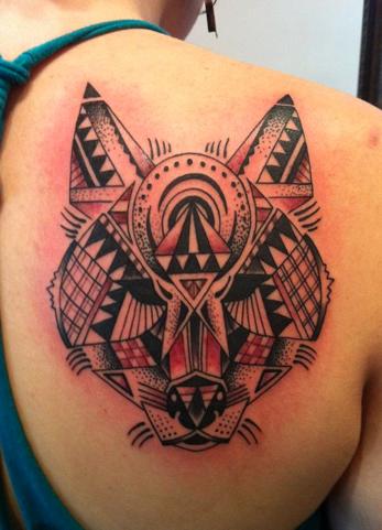 Nice wolf art style