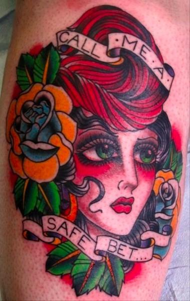 Gypsy Gypsi style tattoo