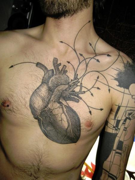 Beautiful Heart guy tattoo