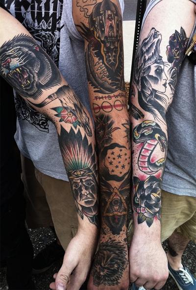 Nice indian style tattoo
