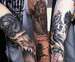 Nice indian style tattoo