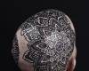 Mandala on head