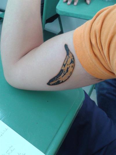 Bannana tattoo