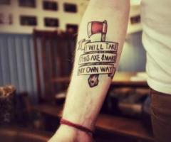 Ax tattoo