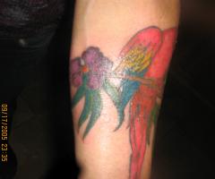 Parrot tattoo
