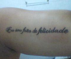 Eu sou feita de felicidade