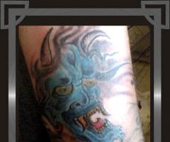 Hannya Mask Tattoo