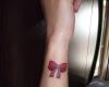 Bow tattoo TatuajeBrasov