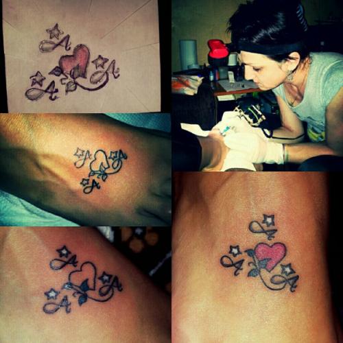 Heart tattoo TatuajeBrasov