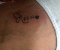 Nombre Maria con un corazon
