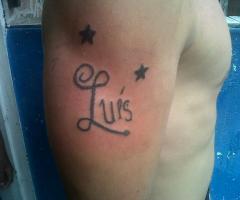 Nombre Luis con estrellas