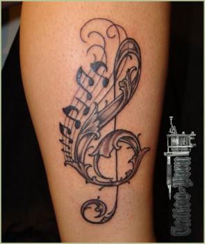 Music treble clef