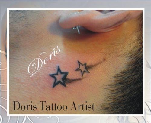 stars tattoos by Doris tattoo