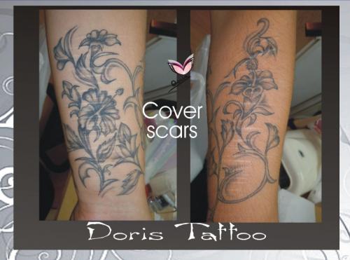 cover up tattoos by Doris tattoo