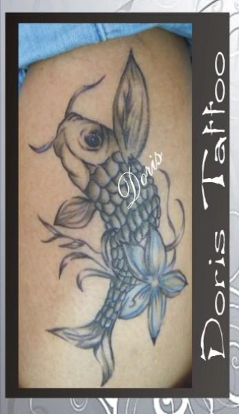 fish tattoo by Doris tattoo