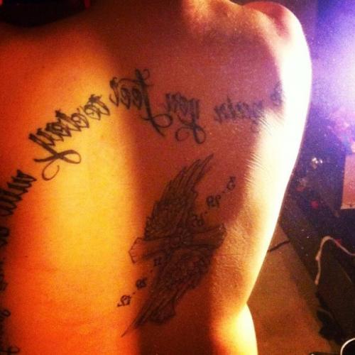 my back