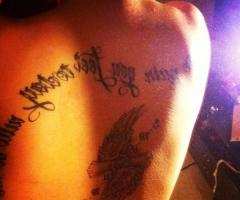 my back