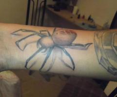 Araña tatuaje