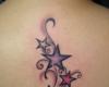 nice stars tribal tattoo