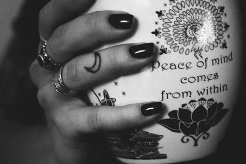 Peace of mind come from within tattoo