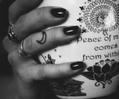 Peace of mind come from within tattoo