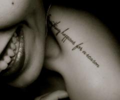 Something happened for a reason tattoo