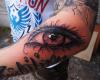 Eye tattoo by Trent Valleau