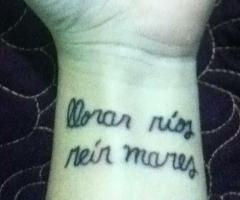 Llorar rios, reir mares