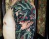 Tatuaggio Medusa con i serpenti in testa