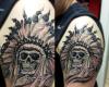 Cranio tatuaggi indiani