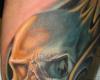 skull tattoos with roses