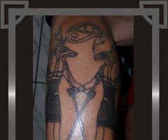 Anubis, Rá e olho de Hórus