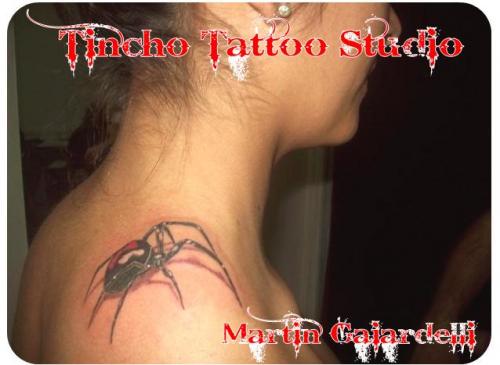 tatuaje de araña