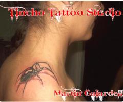 tatuaje de araña