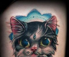 gatito tatuaje